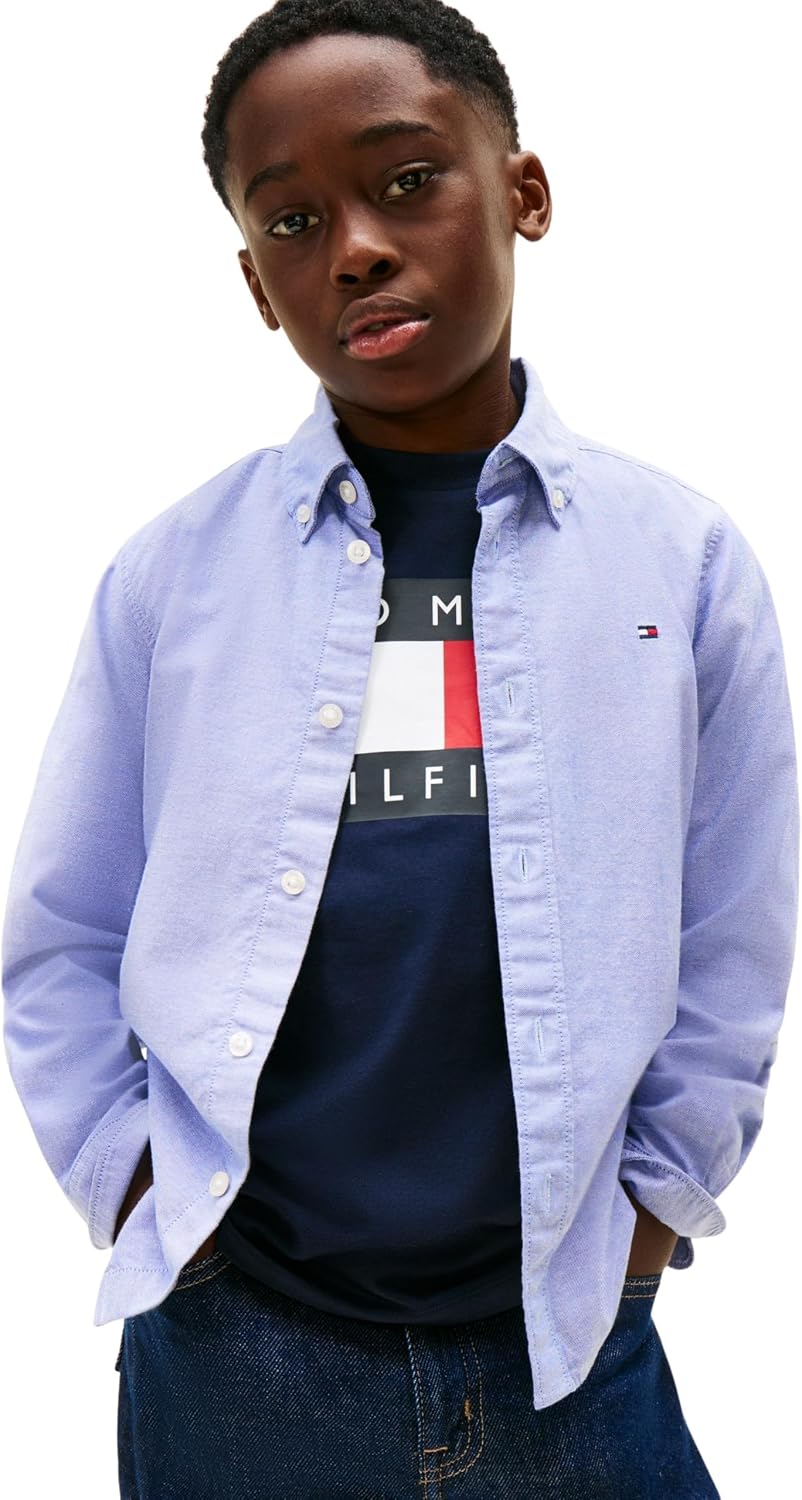 Detalle 2 de Camicia Oxford Tommy Hilfiger Flag