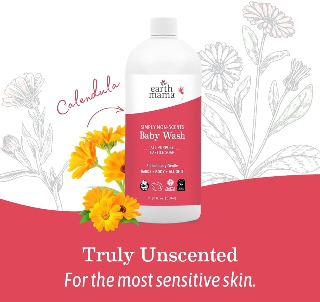 Thumbnail 6 de Earth Mama Simply Non-Scents 10-22L Baby Wash, Fragrance-Free, 34 fl oz