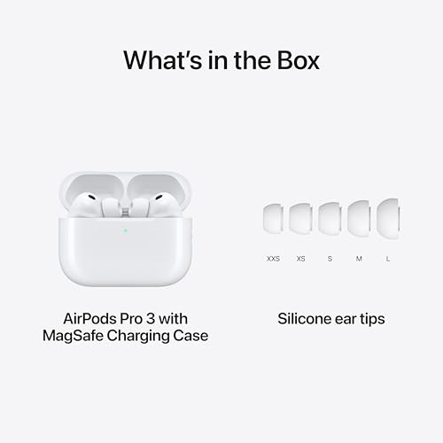 Detalle de Apple AirPods Pro 3 Wireless Earbuds with Active Noise Cancellation and Live Translation