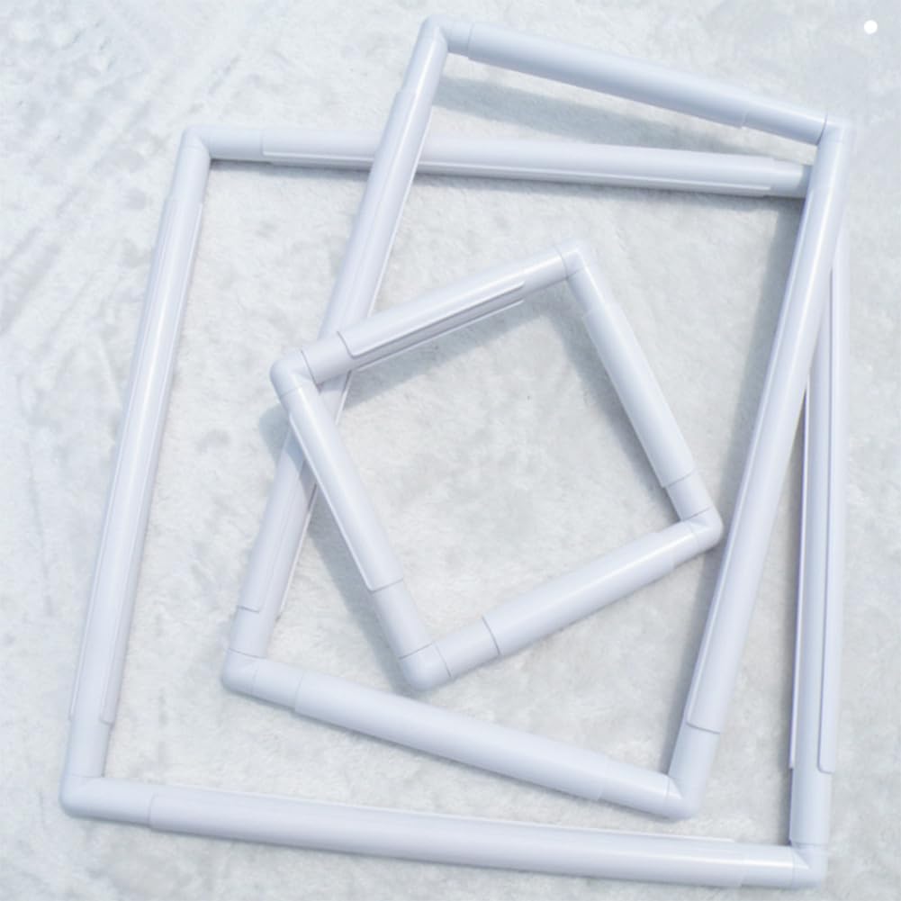 Detalle de Universal Clip Frame cross stitch frame (square) for embroidery, quilting, needlepoint & silk painting