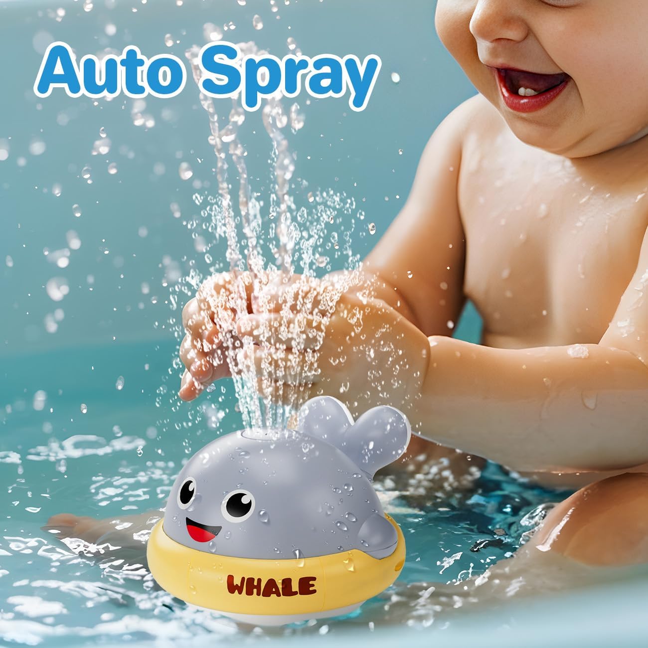 Thumbnail 3 de Baby Bath Toys Whale Sprinkler