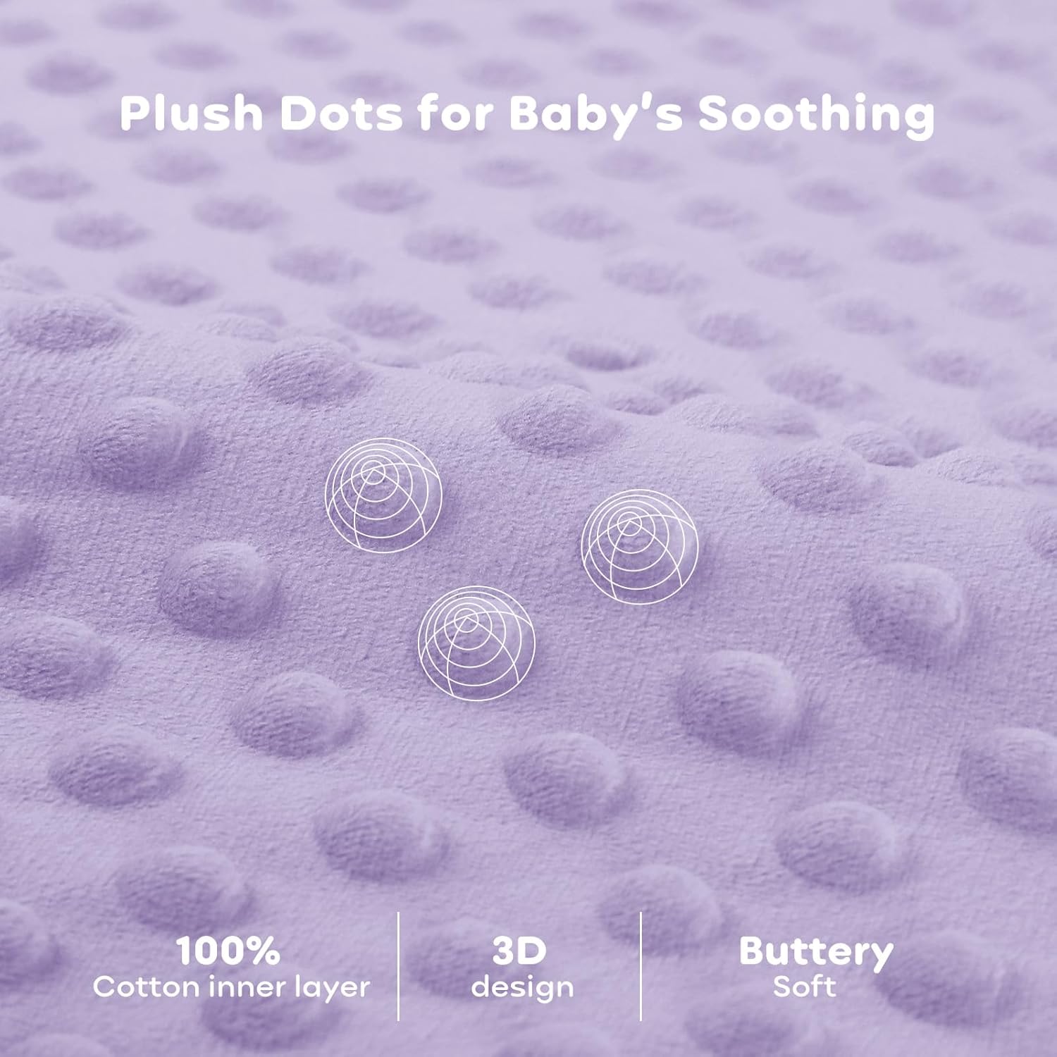 Detalle de FIEMOL Schlafsack Baby 6-12 Monate, 1.5 Tog, Plüsch-Doppelmaterial, Rosa/Lila, 78 cm – 2er Pack