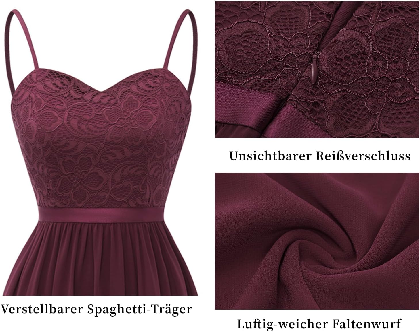 Thumbnail 6 de DRESSTELLS Abendkleid Elegant Lang