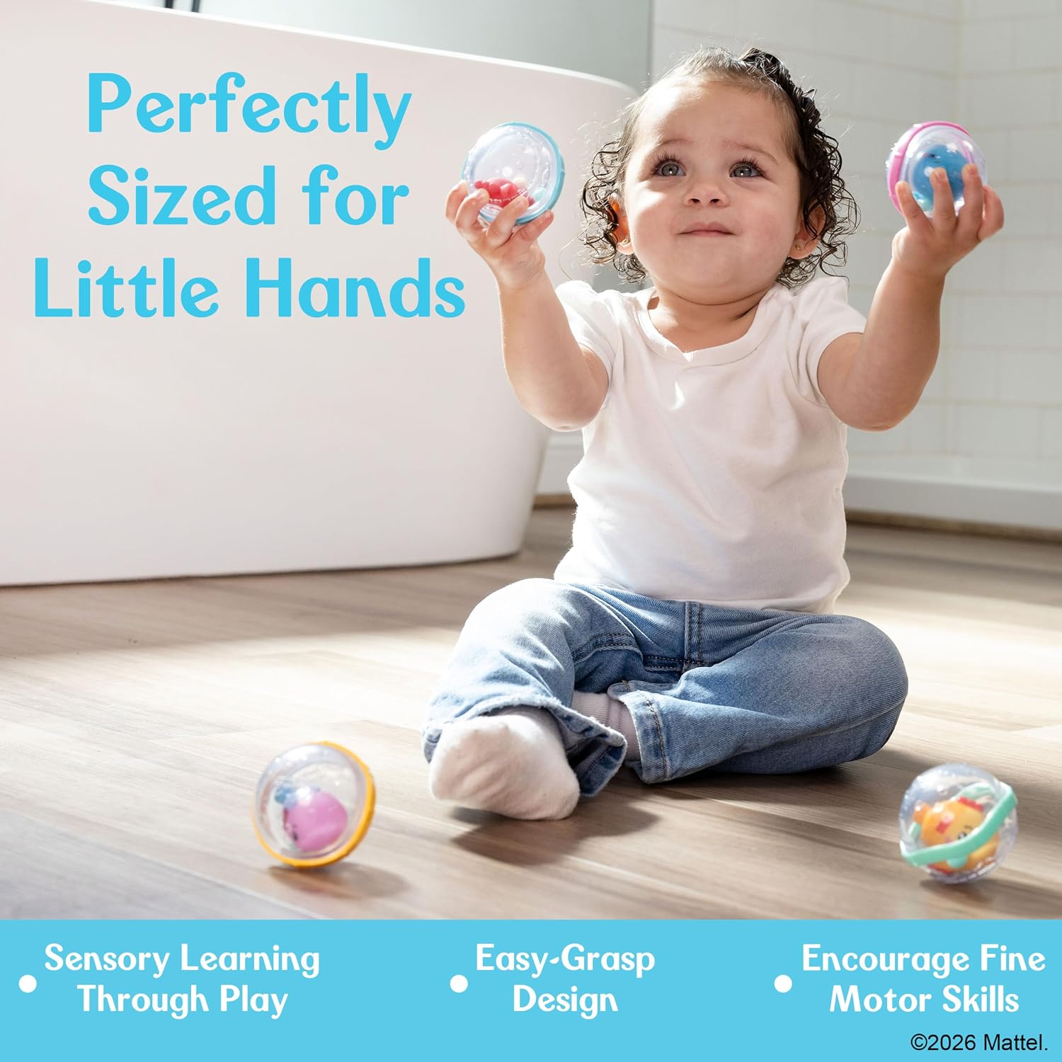 Detalle 1 de Fisher-Price Sensory Rattle Set 4-Piece