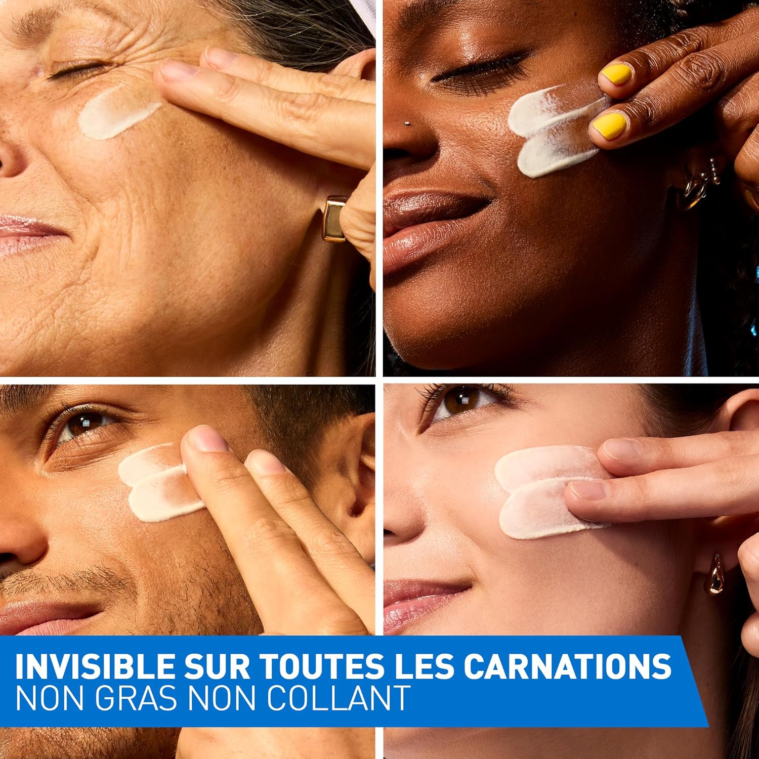 Detalle de CeraVe Fluide Invisible Toucher Sec SPF 50+ — Protection 12h et fini matifiant pour le visage