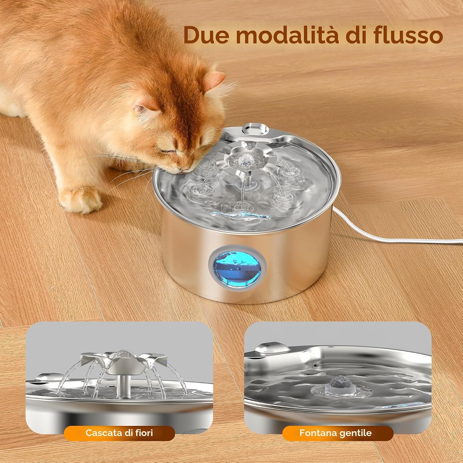 Thumbnail 2 de Fontanella per Gatti Acciaio 2,6L