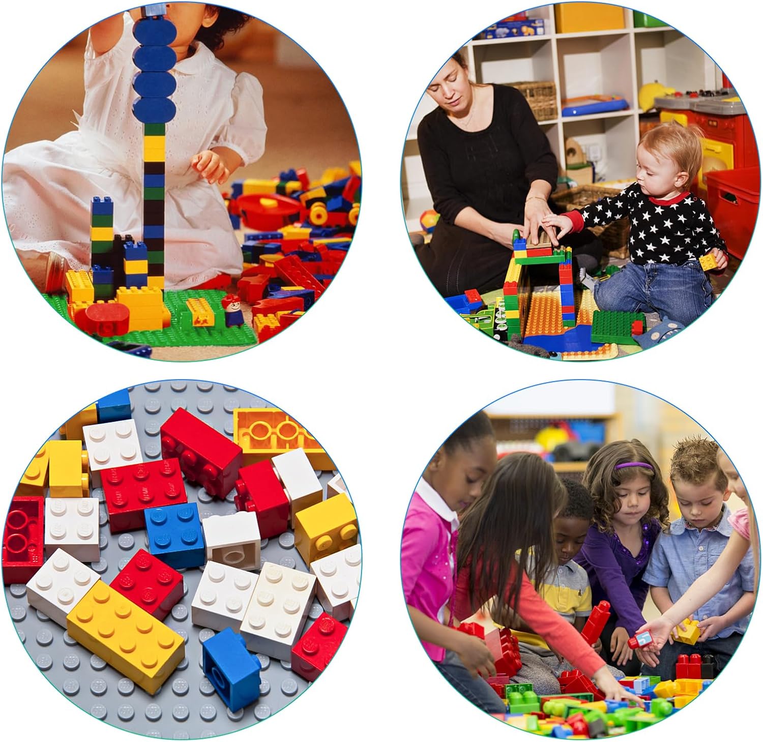 Thumbnail 6 de Celawork Große Bauplatte 38 × 38 cm – kompatibel mit Duplo Platten