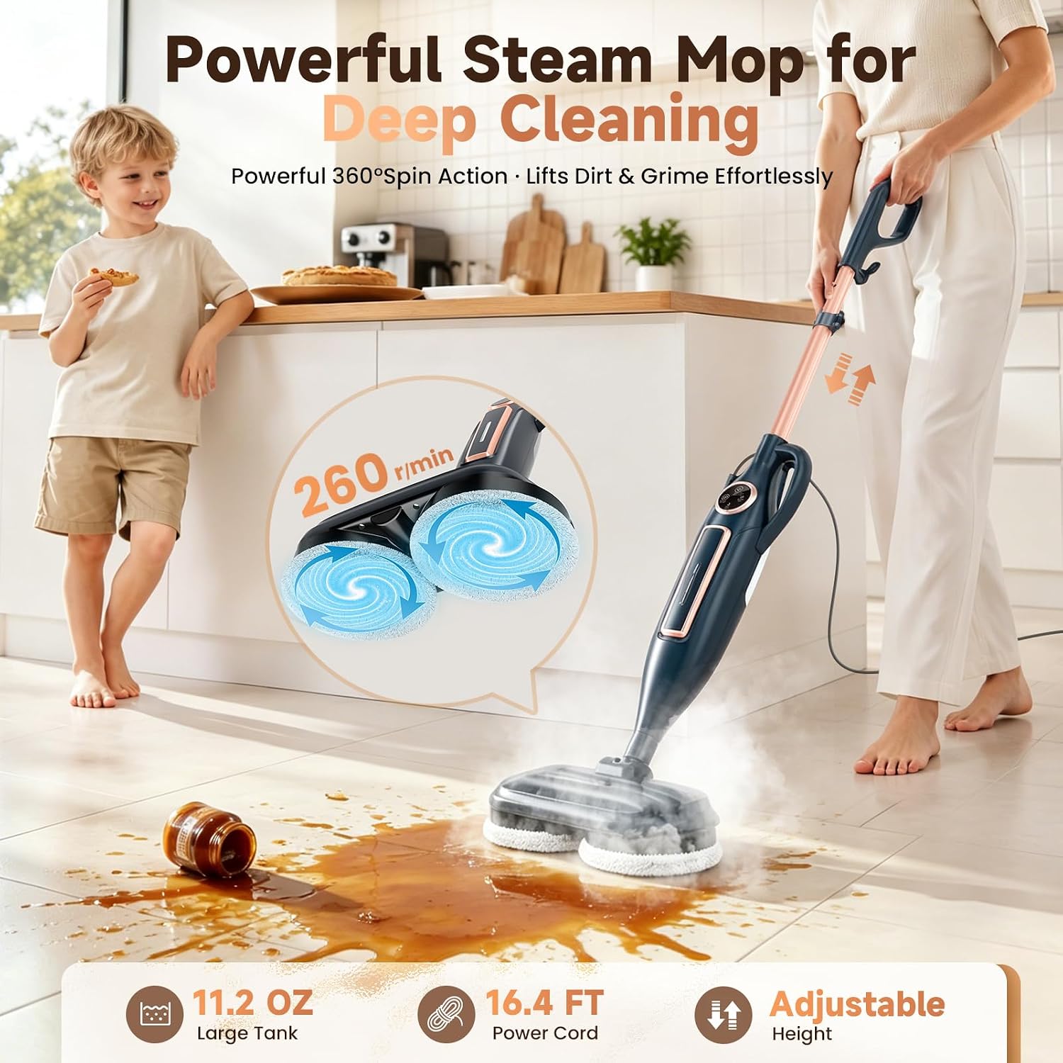 Thumbnail 2 de DEVOAC Steam Mop VM6