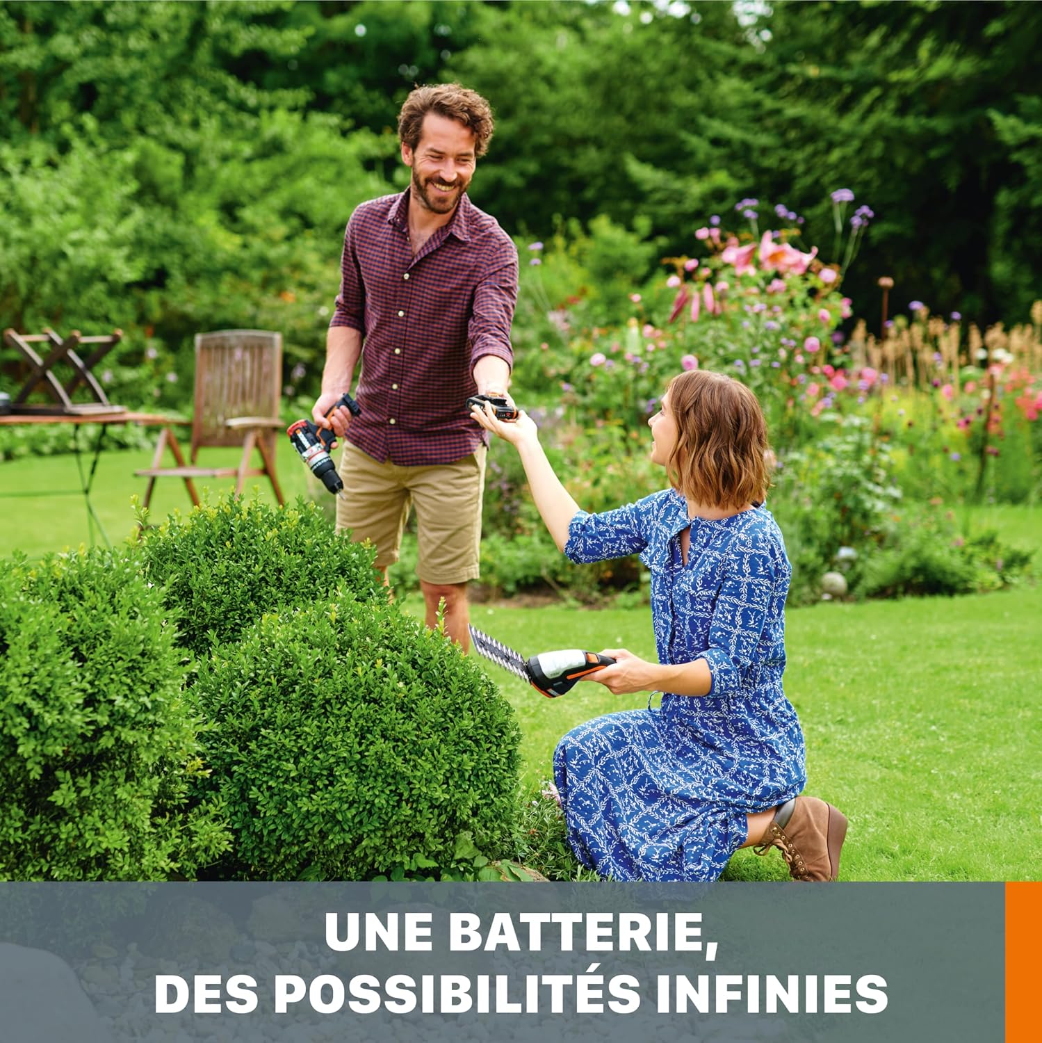 Detalle de WORX Batterie PowerShare Pro Lithium-Ion 20V 4Ah WA3644 – haute performance et autonomie pour outils 20/40/80 V