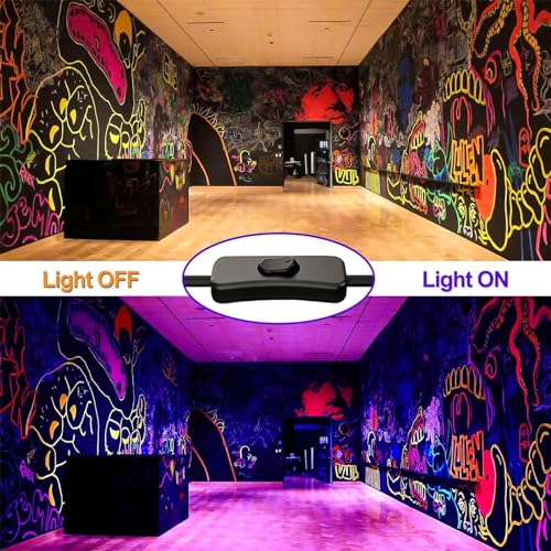 Thumbnail 6 de CREATESTAR UV Schwarzlicht Strahler 100W – IP65, 395–400 nm, LED-Fluter