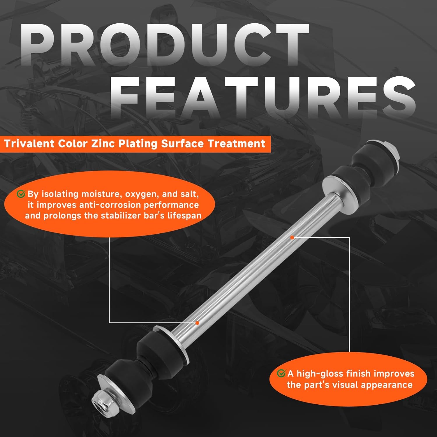 Detalle de K7275 Front Sway Bar Link Kit