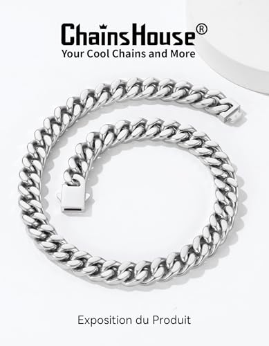 Thumbnail 6 de ChainsHouse collier chaîne cubaine 12 mm