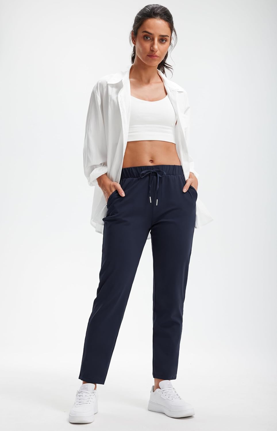 Detalle de Libin Pantaloni da Jogging Donna: elasticizzati, traspiranti e versatili