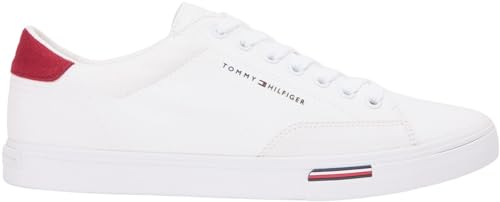 Thumbnail 6 de Tommy Hilfiger Uomo Vulc Core RWB Lungo Pizzo Cvs FM0FM05813 Basso Top in Bianco