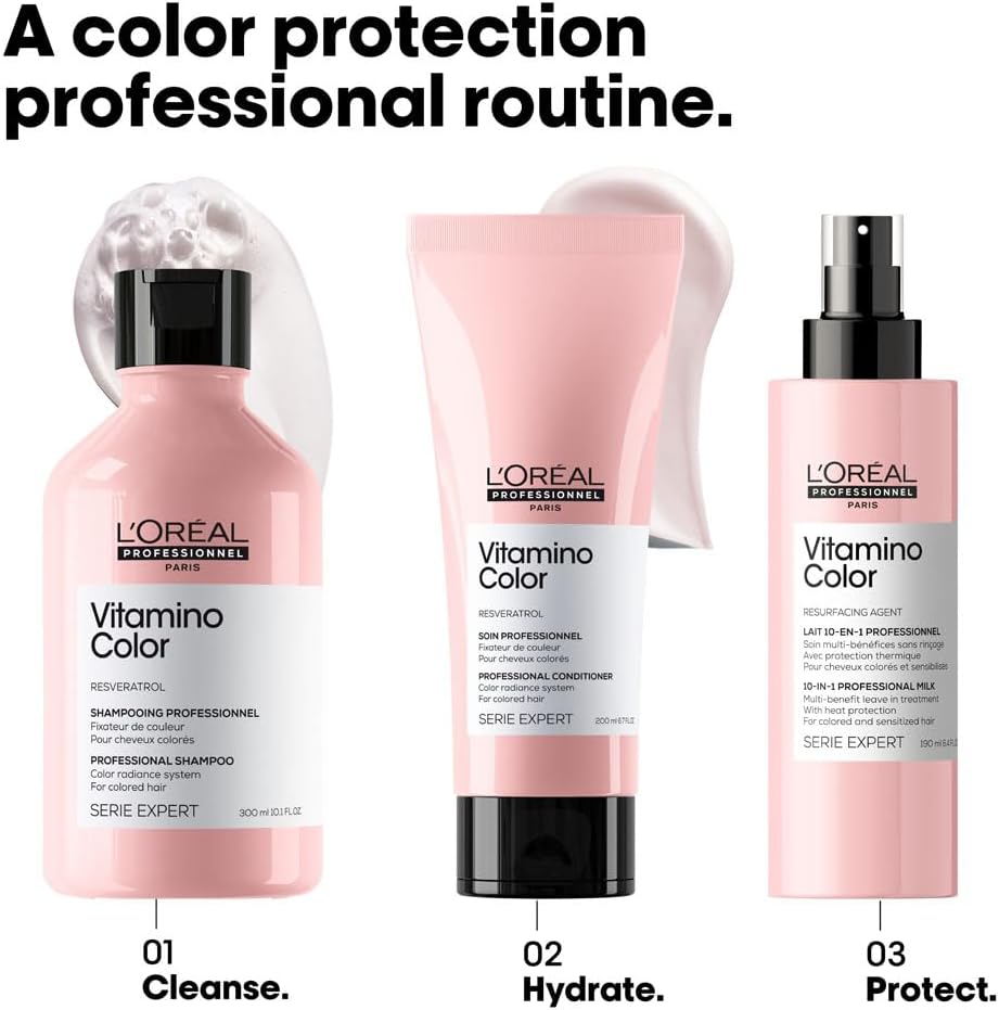 Detalle 2 de L’Oréal Professionnel Vitamino Colour Conditioner with Resveratrol for Coloured Hair