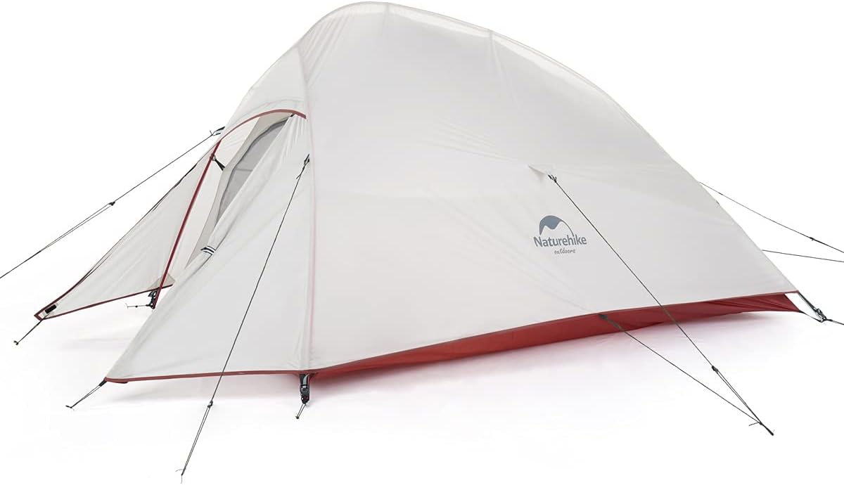 Detalle de Naturehike Cloud Up Pro/Base/UL/EXT Zelt 2 Personen – Leichtes Kuppelzelt für Outdoor Reisen