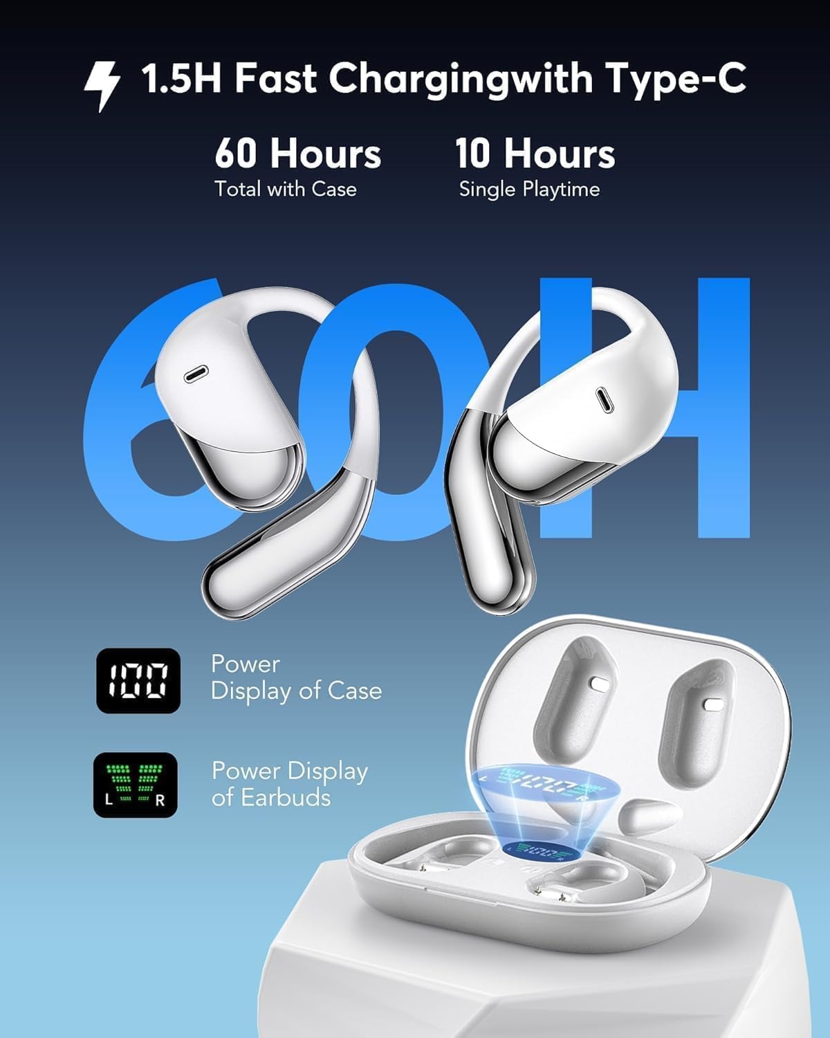 Detalle 1 de Translation Earbuds with 198-Language Support