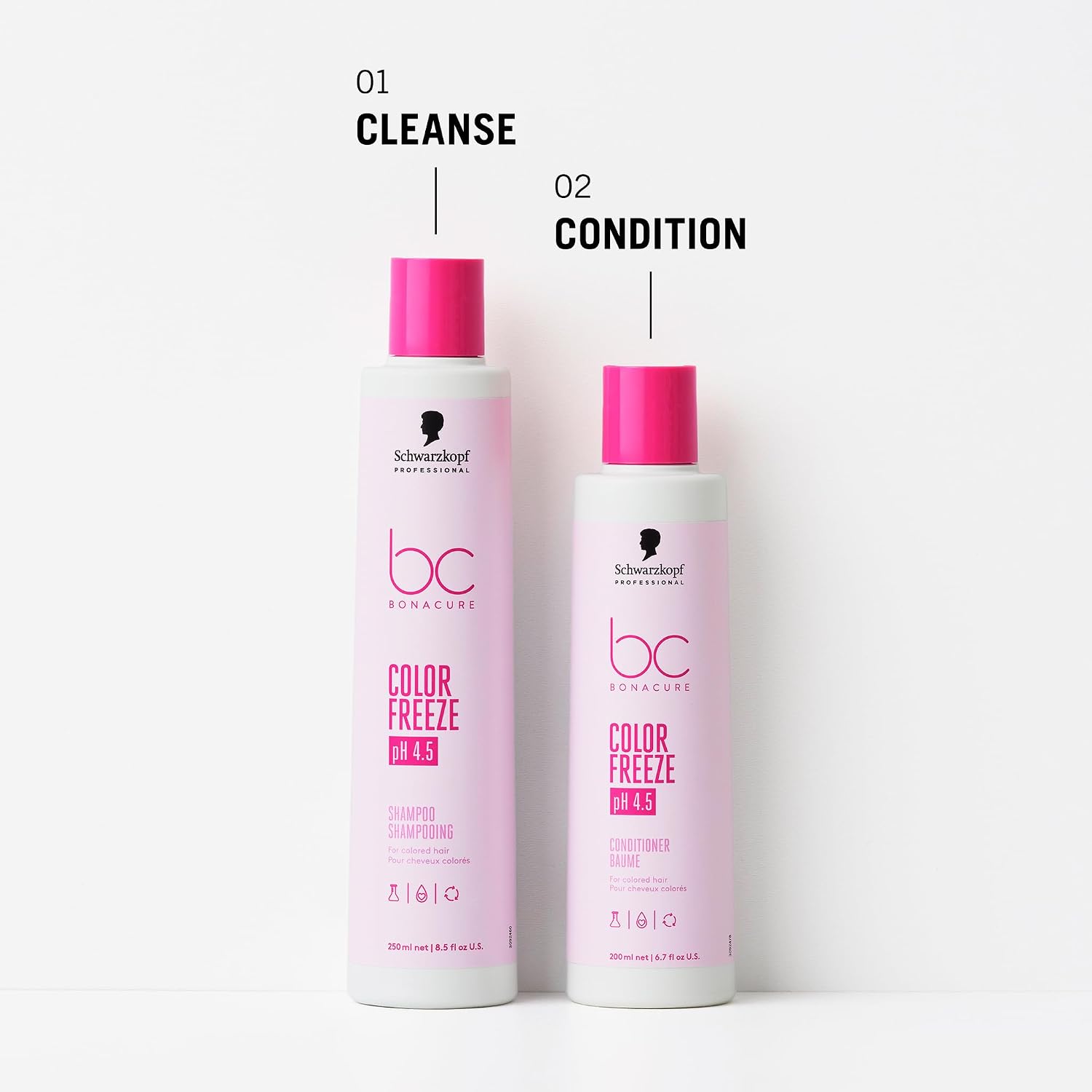 Thumbnail 4 de Schwarzkopf Professional Bonacure Color Freeze Conditioner for Porous Colour-Treated Hair (200 ml)