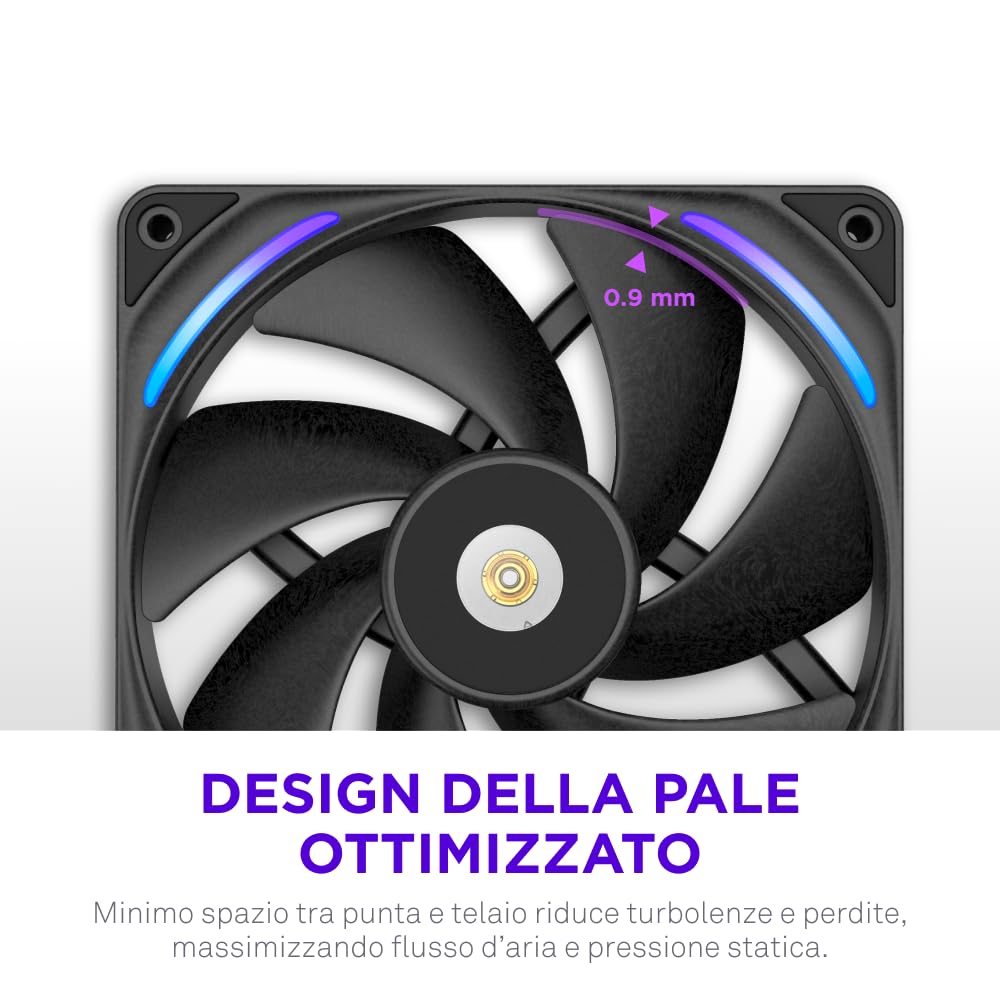 Thumbnail 3 de NZXT F140X ventola PWM RGB da 140mm