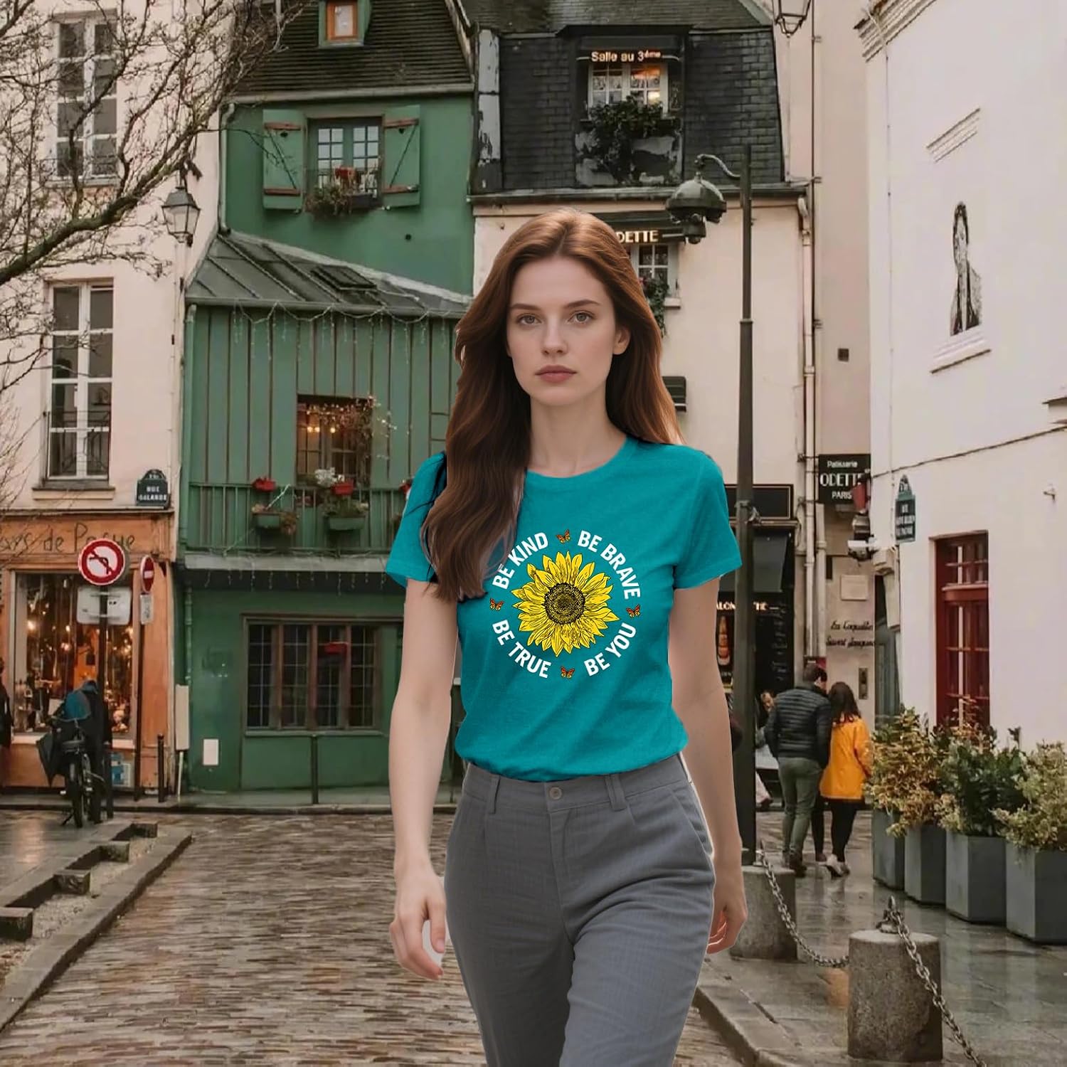 Detalle de Sunflower Be Kind T Shirt