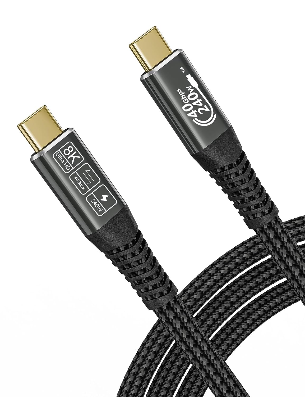 Detalle de CAKOBLE USB4 USB-C-Kabel 2 m