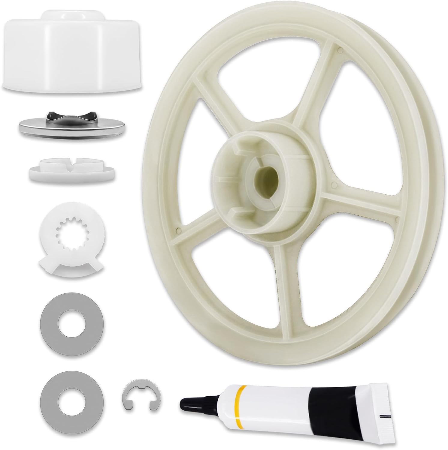 Detalle de Bakaoof 12002213 Washer Thrust Bearing Kit with Pulley and Washers
