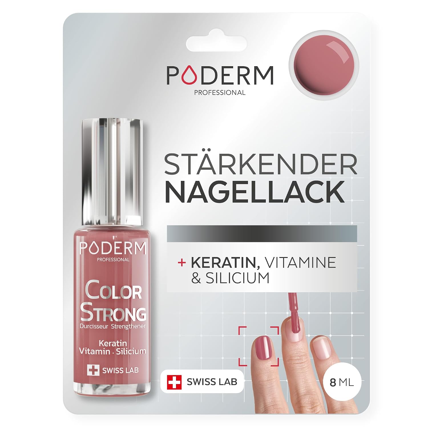 Detalle de Nagelhärter Lack mit Biotin 8 ml