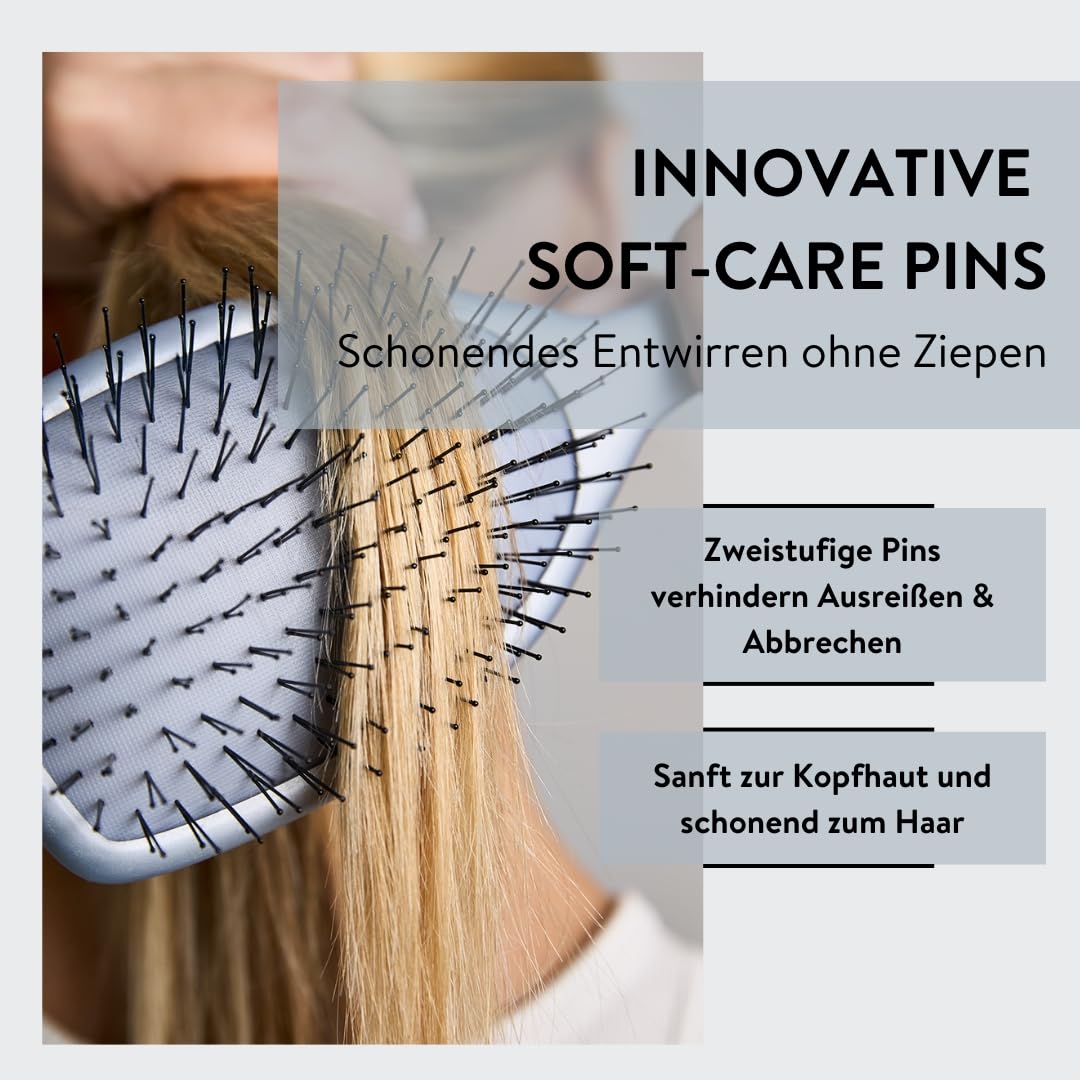 Detalle de PARSA Beauty Hair ID Anti-Hairloss Haarbürste – schonende Bürste für dünnes Haar