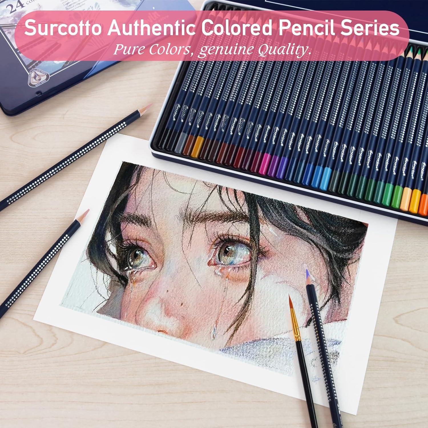 Thumbnail 5 de Surcotto 36 Watercolour Pencils set