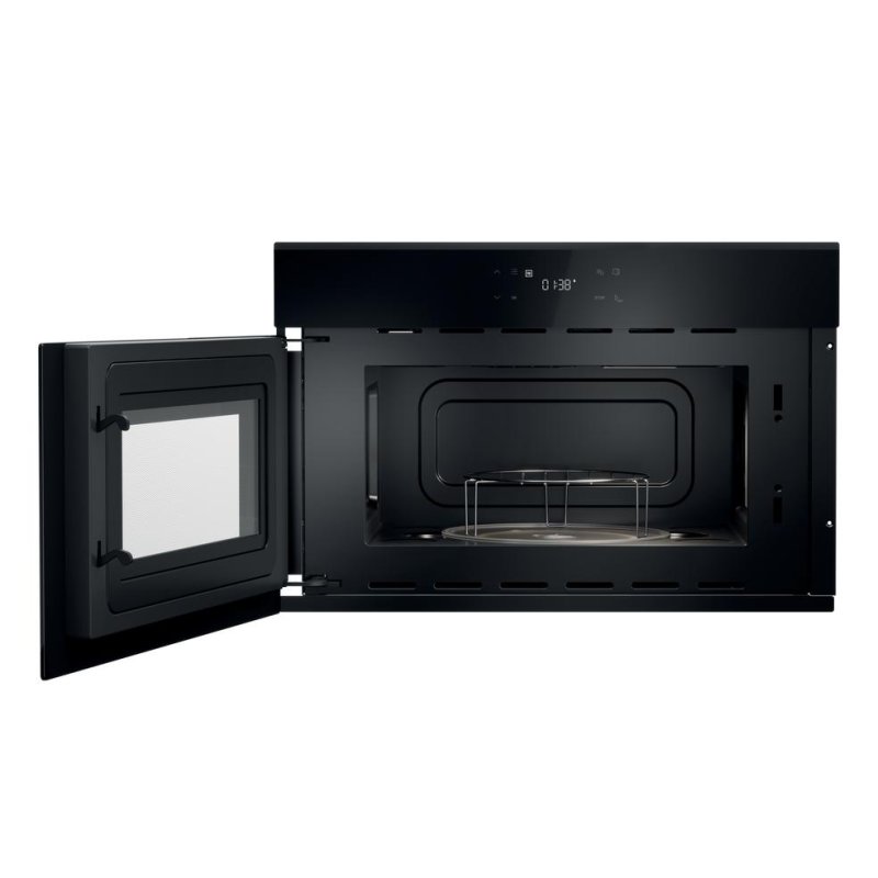 Detalle 2 de Haier H38SIDBF7XS: Microondas integrable 24 L con Grill, Touch y apertura automática