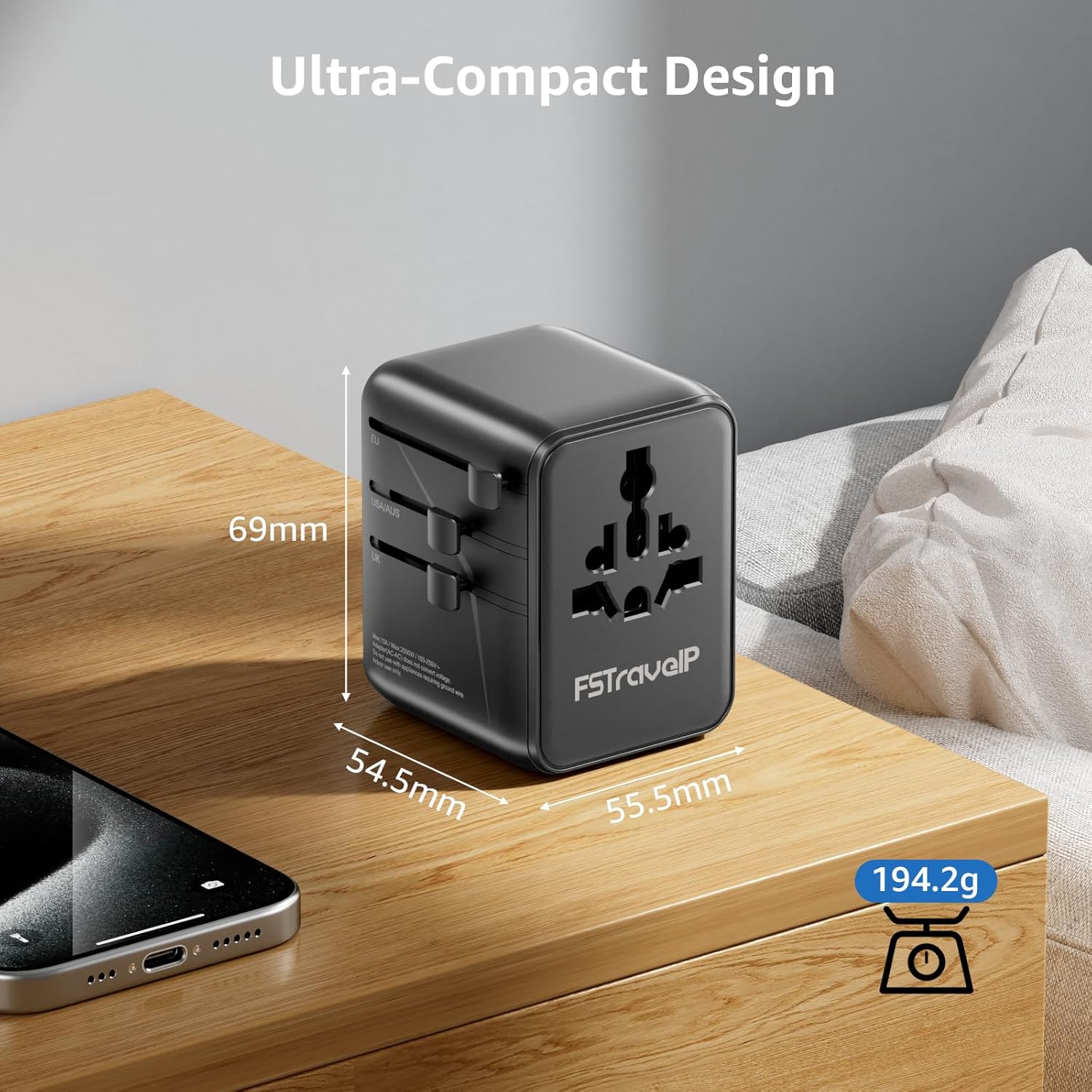 Thumbnail 6 de Universal Travel Adapter 70W Fast Charge