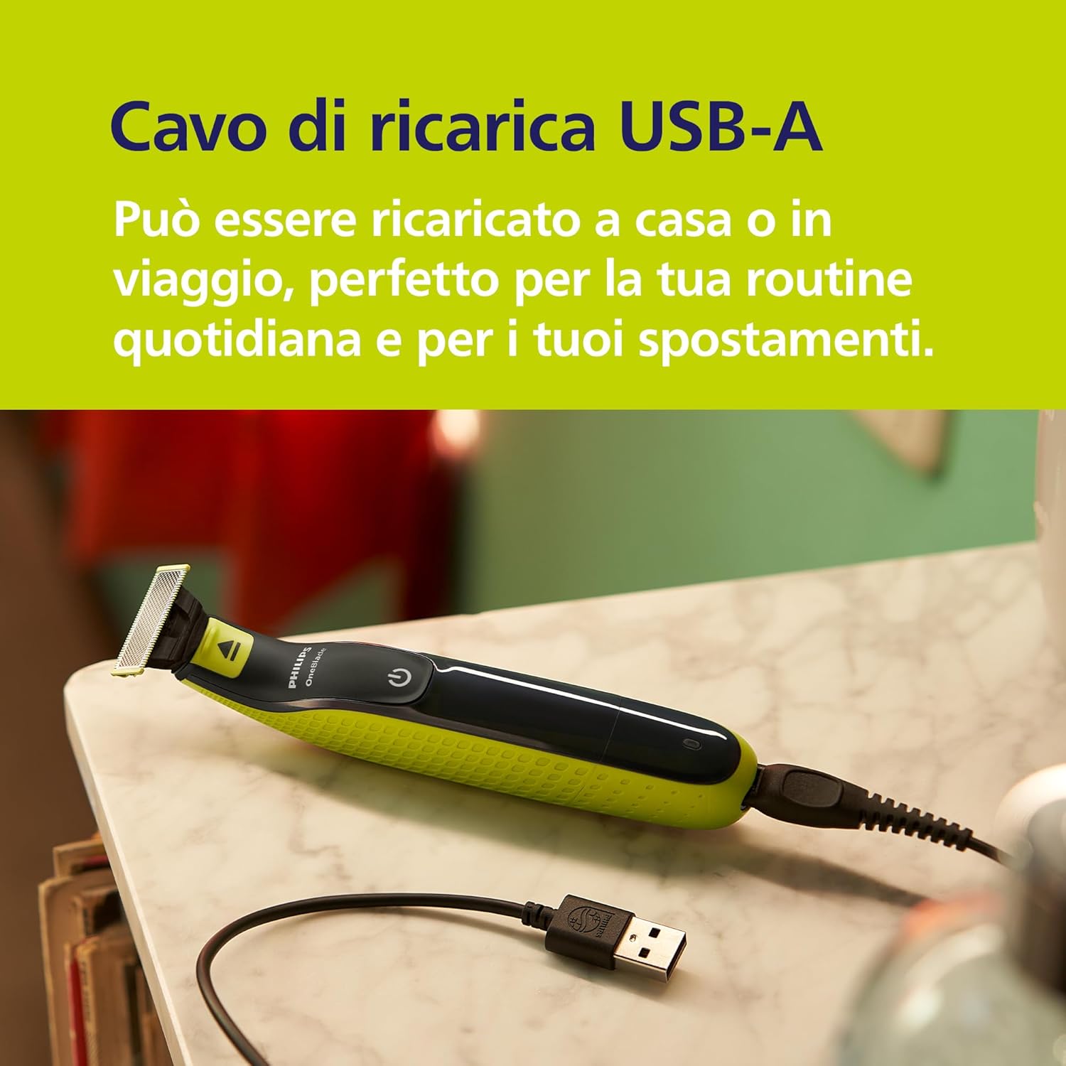 Thumbnail 5 de Philips QP2724/31 OneBlade 45 min di autonomia