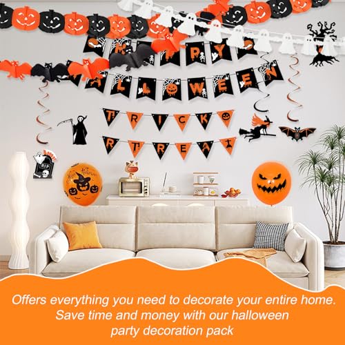 Detalle de AMLOOPH indoor Halloween decorations set in recyclable paper