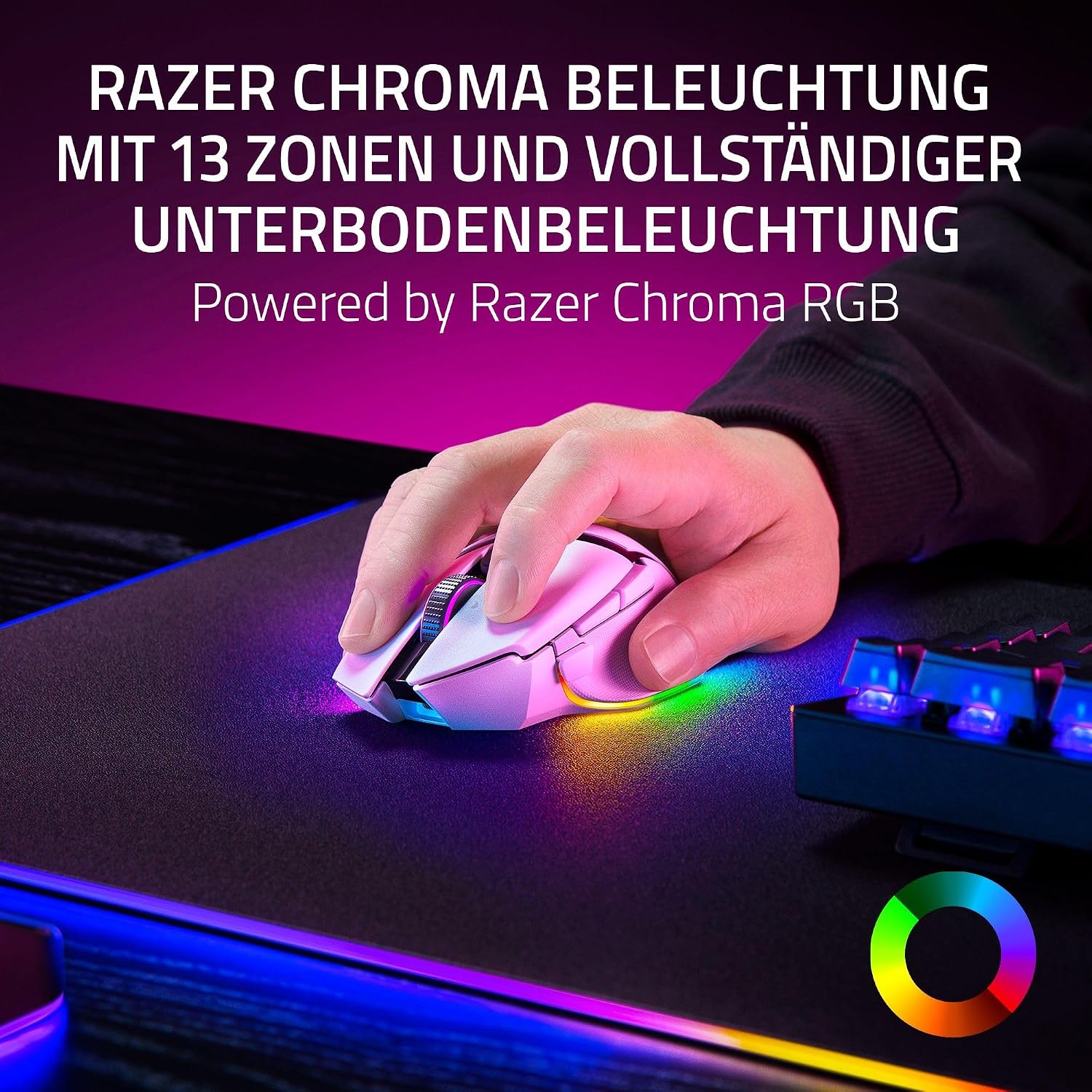 Thumbnail 6 de Razer Basilisk V3 Pro 35K – kabellose Ergonomie-Maus mit 35K Sensor, 13 Tasten und Chroma RGB