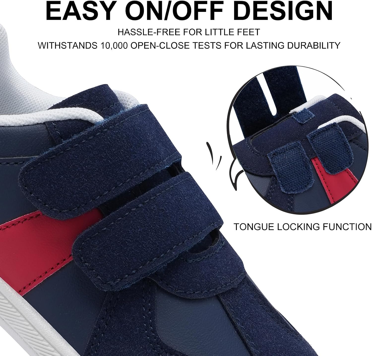 Detalle de Ciomokeo Toddler Sneakers with Wide Toe