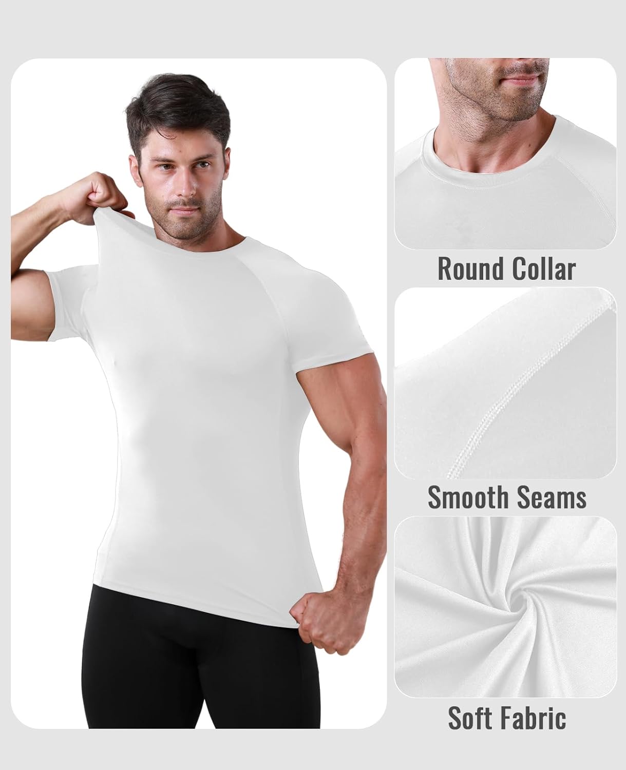 Thumbnail 2 de Niksa Men's Compression T-Shirts review: a practical base layer for workouts