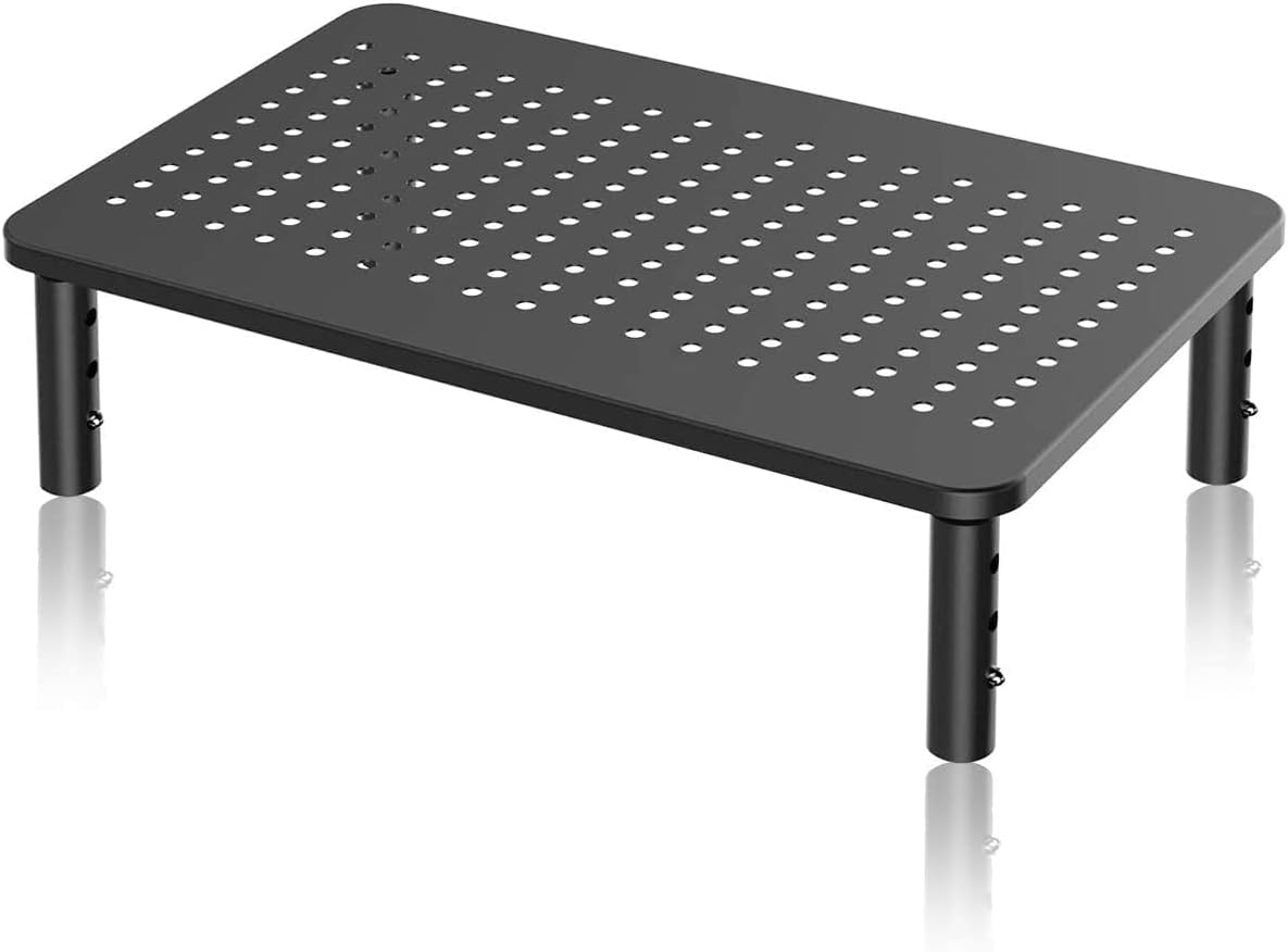 Detalle de Suptek 3 Height Adjustable Metal Monitor Stand Riser MST003