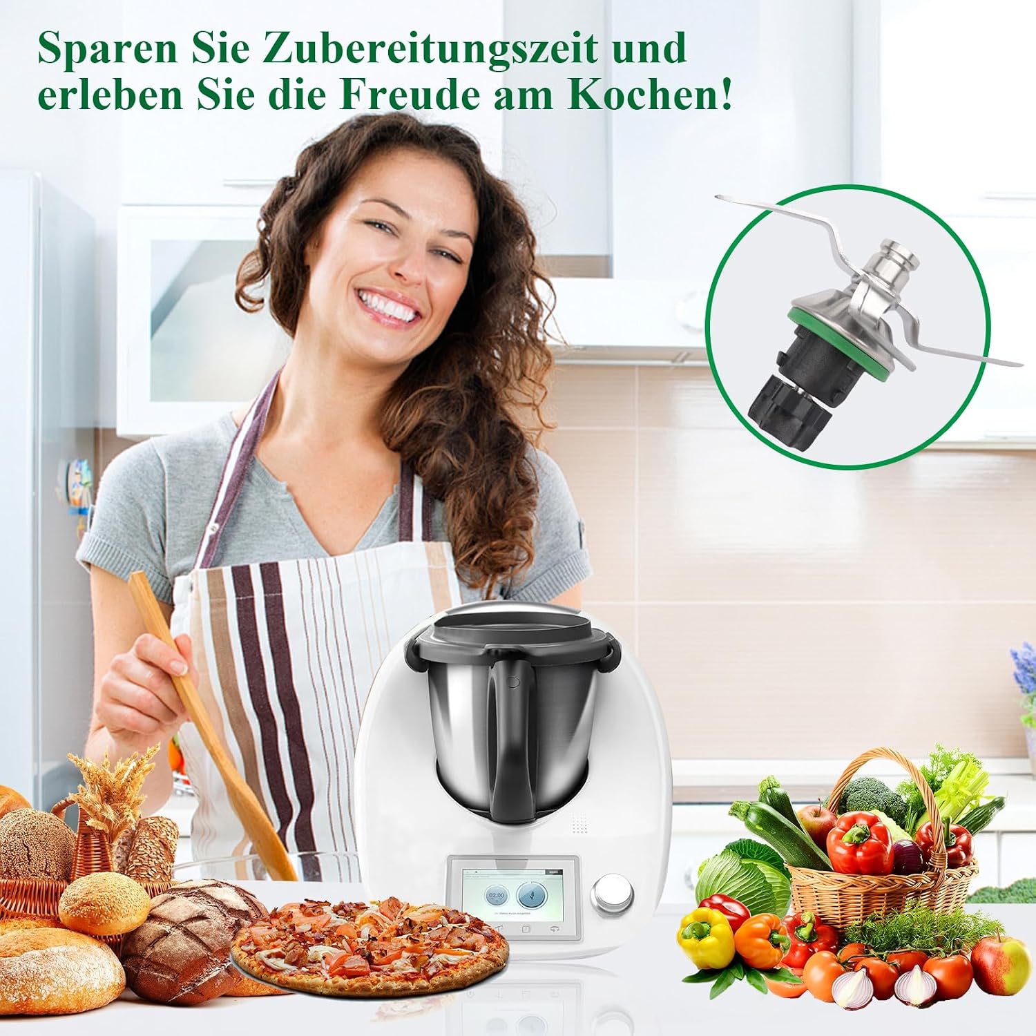 Thumbnail 6 de XUNNIU set lame acciaio per Thermomix TM7