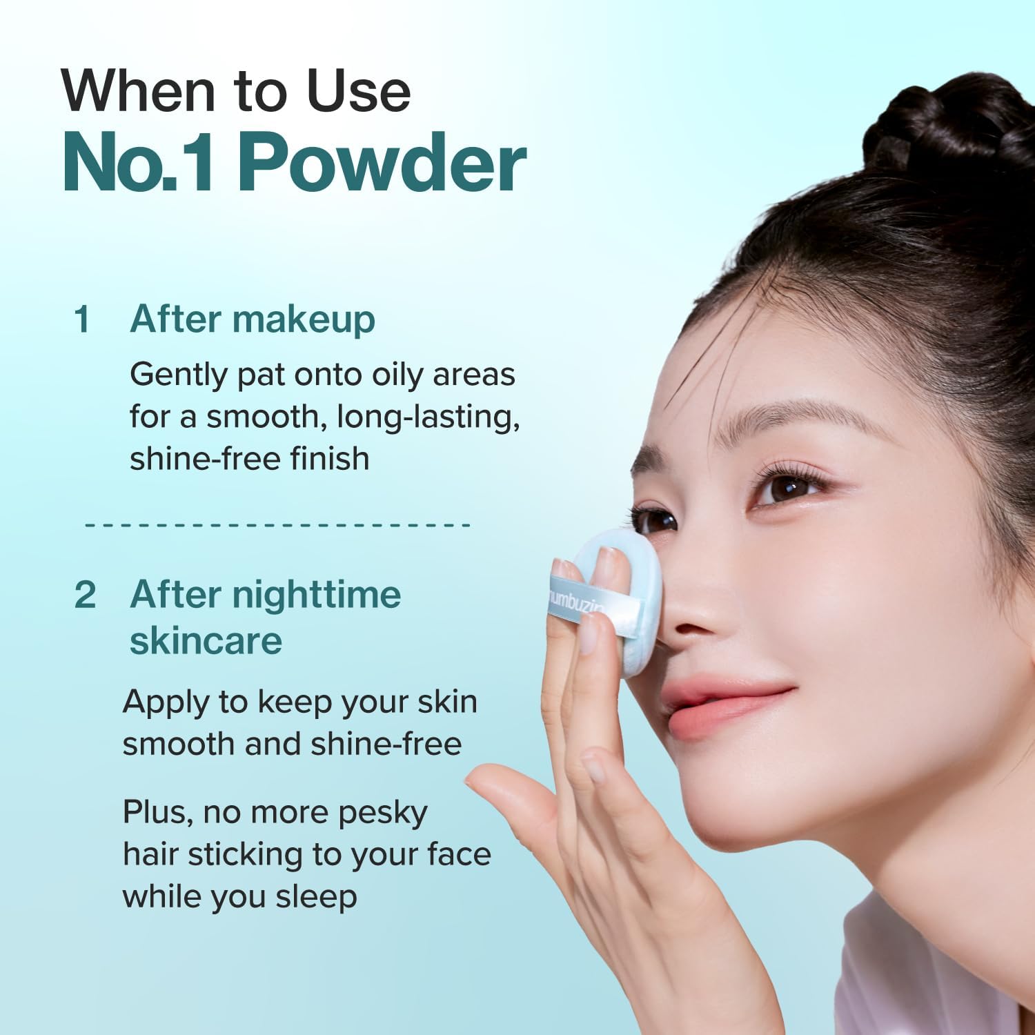 Detalle 2 de numbuzin No.1 パントテニックスキンケア100パウダー 皮脂コントロール・シリカ配合 0.6オンス