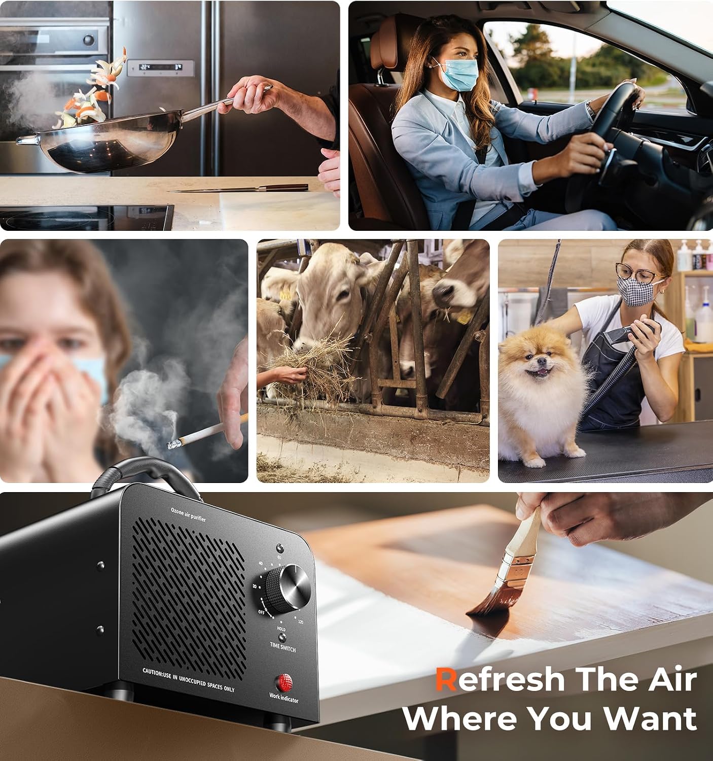 Thumbnail 5 de Ozone Generator 48,000mg Commercial Ozone Machine for 4000 sq ft 🌬