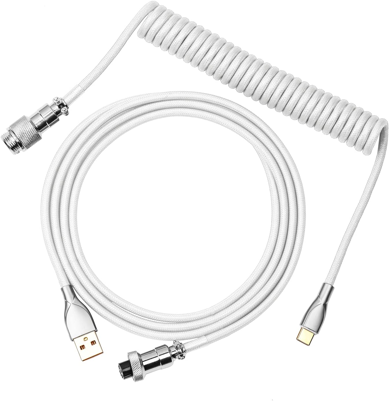EPOMAKER MIX Type C Coiled Cable 1.8m for Gaming Keyboards