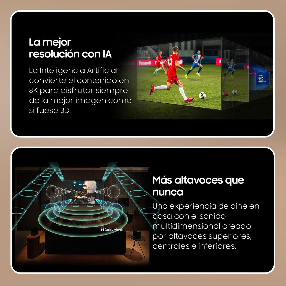 Thumbnail 3 de Samsung TQ65QN900DTXXC TV Neo QLED 8K 65" con AI Upscaling 📺