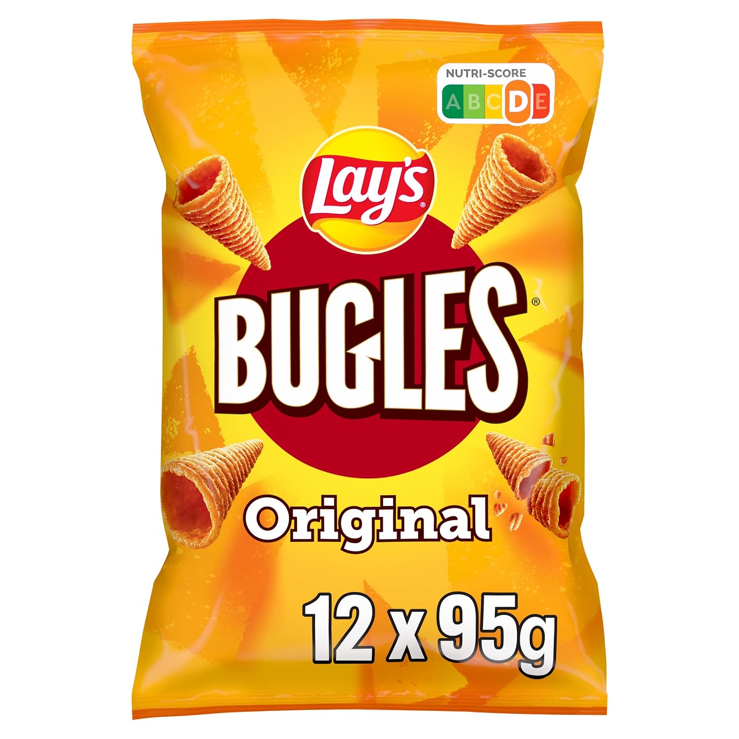 Detalle de Lay’s Bugles Original – Mais-Snack im 14er Pack (75 g je Tüte)