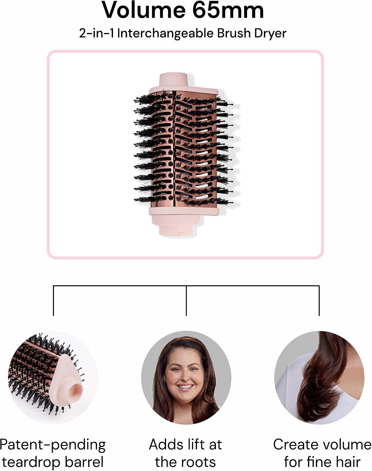 Detalle de L'ANGE HAIR Blow Dryer Brush 60mm ⚙