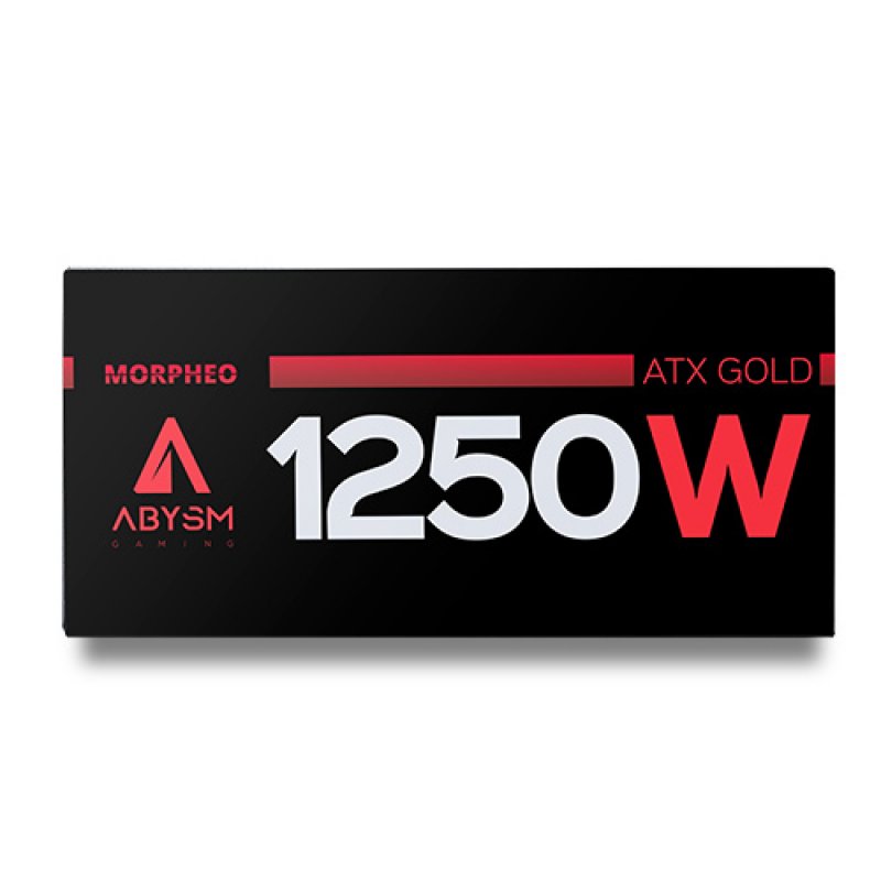 Detalle de Abysm Gaming Morpheo 1250W fuente ATX modular