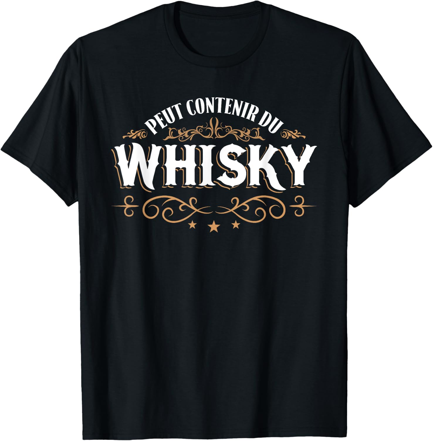Detalle de T-shirt Whisky Humour Anniversaire