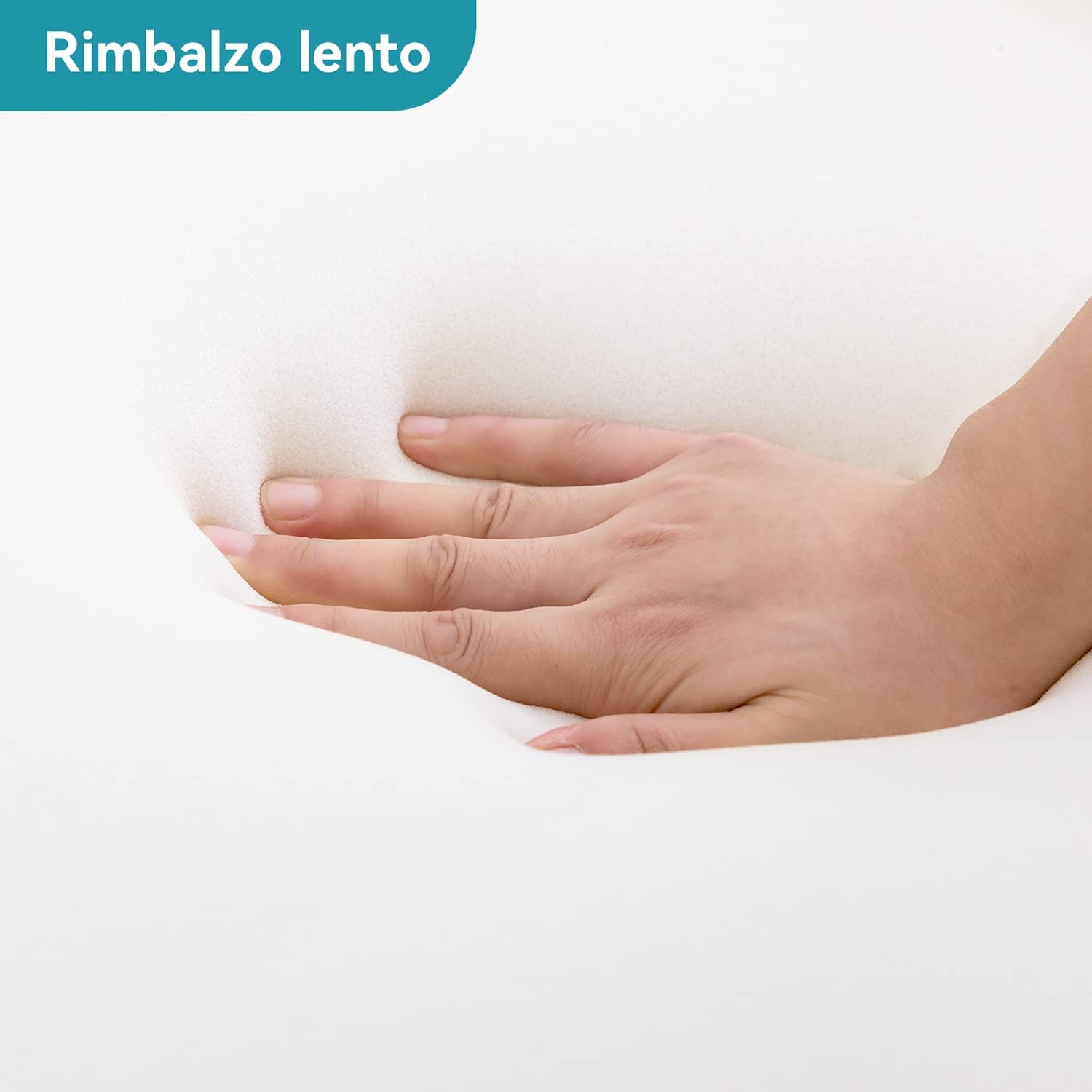 Thumbnail 5 de Amazon Basics Topper Piazza e Mezzo 120 x 200 cm in Memory Foam 7 cm con Federa Rimovibile – Comodo, Traspirante e Certificato