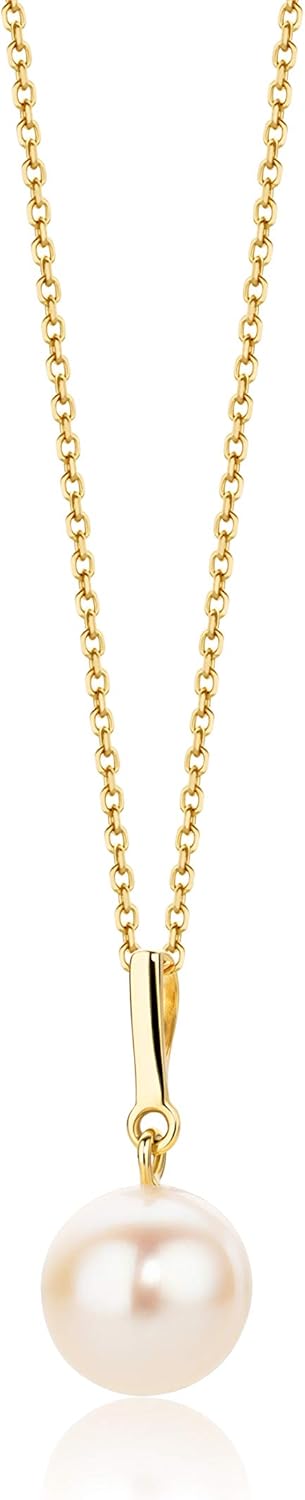 Thumbnail 1 de OROVI Collana donna in Oro 14Kt con perla d'acqua dolce, oro giallo, ciondolo fatto a mano