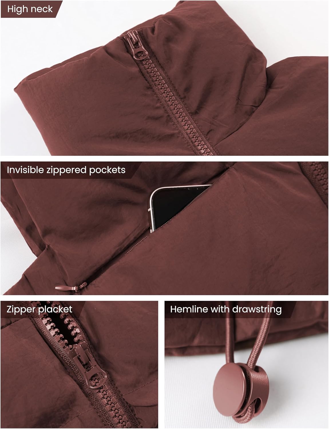 Detalle 2 de UANEO Puffer Vest, Cropped Fit