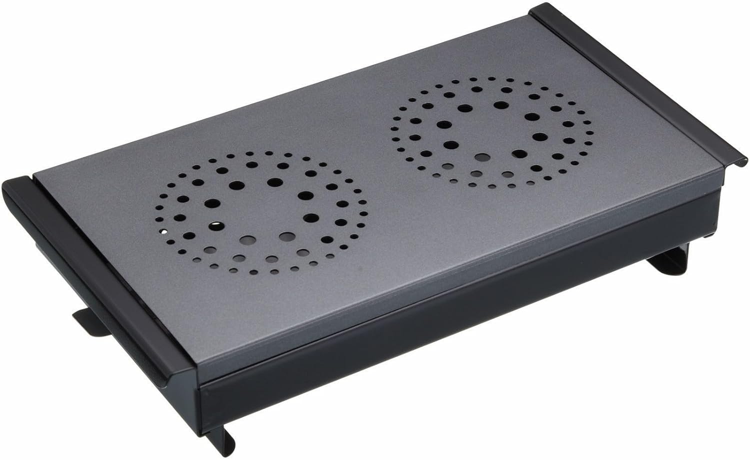 MasterCraft MasterClass Professional Chauffe-Plats et Chauffe-Assiettes avec 2 Bougies – Noir/Gris